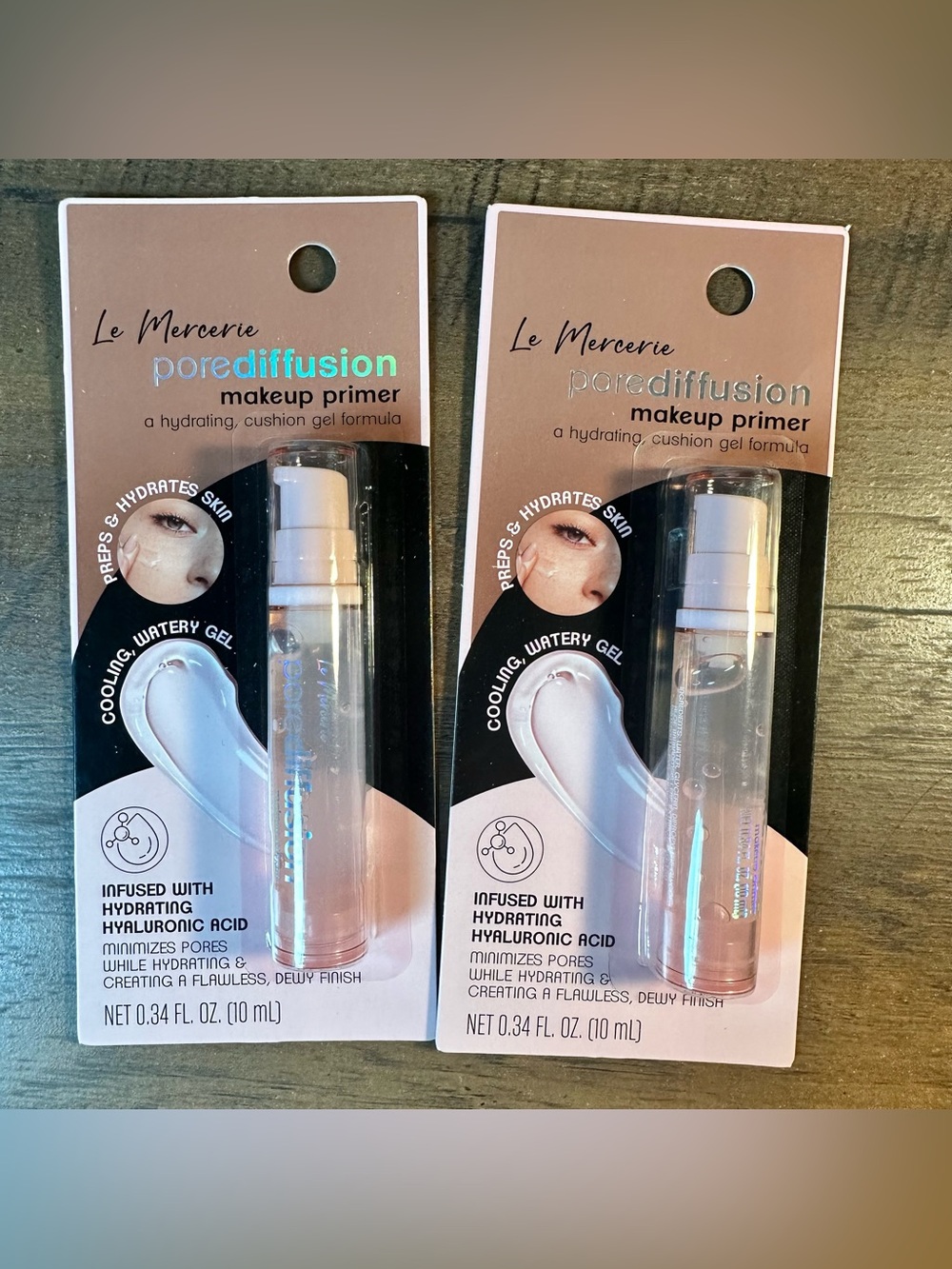 Le Mercerie PoreDiffusion Makeup Primer Hydrating w/ Hyaluronic Acid 2pc BNIP